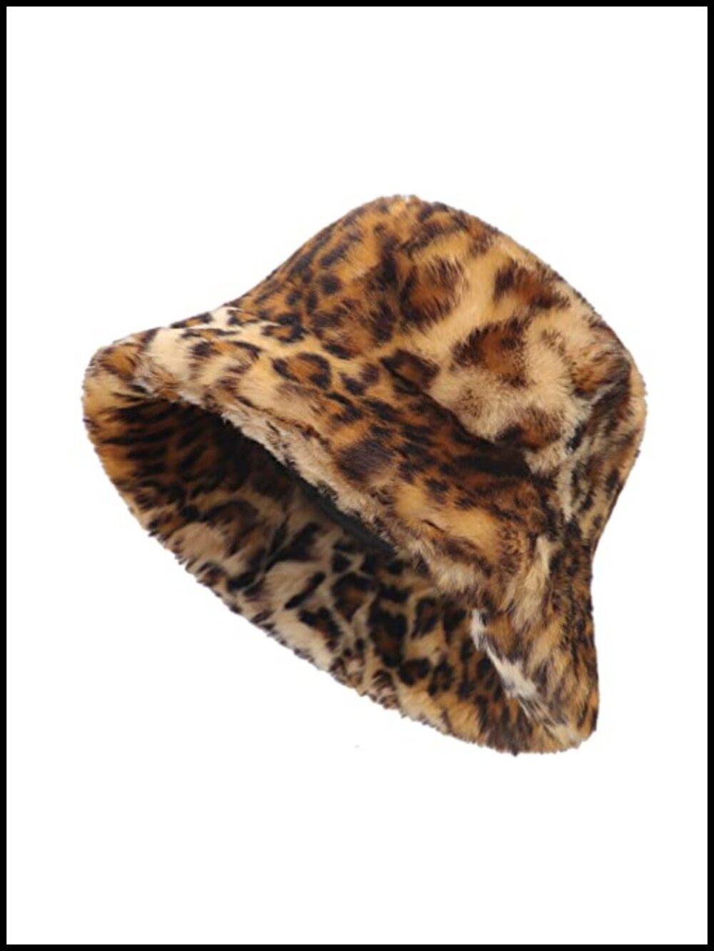 Faux Fur Bucket Hat Winter Warm Unisex Vintage Cloche
